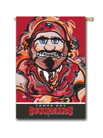 Tampa Bay Buccaneers Suede Justin Patten House Flag