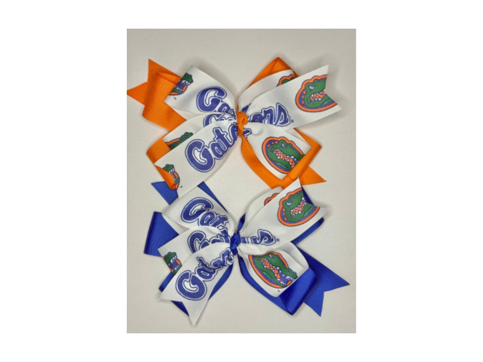 Florida Gators Large Hair Bow – Gator Haven display picture 3