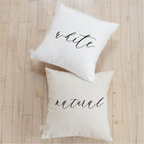 16" Oh How He Loves Us Pillow Cover and Insert