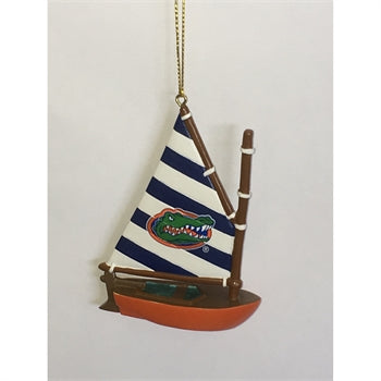 Florida Gator Sailboat Ornament
