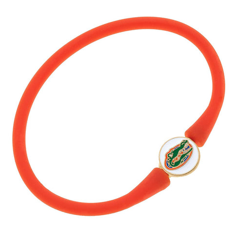 Florida Gators Enamel Silicone Bali Bracelet: Orange
