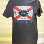 Florida Gators Unisex T'shirt Grey State Flag Logo