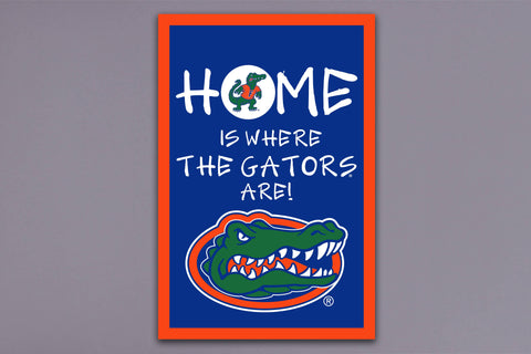 Florida Gator Home Is Where...Garden Flag