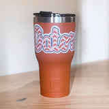Dark Orange 30 Ounce Steel Tumbler (blank or w/ decal)