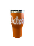 Dark Orange 30 Ounce Steel Tumbler (blank or w/ decal)