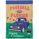 Florida Gators "Football in Florida" Burlap Garden Flag