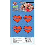 Florida Gators Heart Temporary Tattoos (waterless)