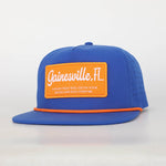 Gainesville, FL Rope Royal Blue Hat with Patch