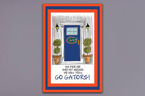 Florida Gators As For Me Garden Flag