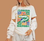 Florida Gators Women’s Pressure and Grace - Groovy Floral T’Shirt