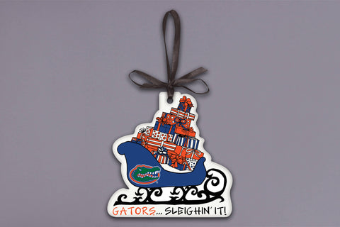 Florida Gators Sleighin' It  Ornament