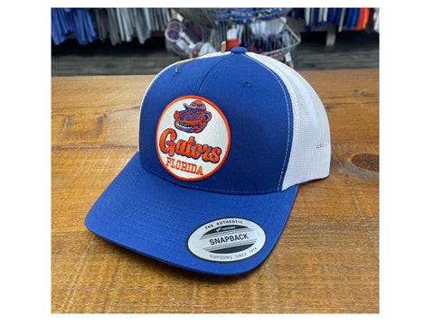 Florida Gators Royal Blue & White Vintage Trucker Hat