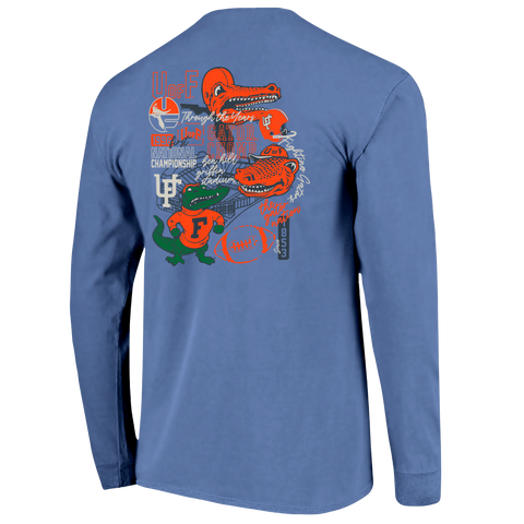 Florida Gators Unisex "Through the Years" Long Sleeve T'Shirt