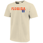 Florida Gators Groovy Flowers Cream Colored T'Shirt