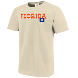 Florida Gators Groovy Flowers Cream Colored T'Shirt