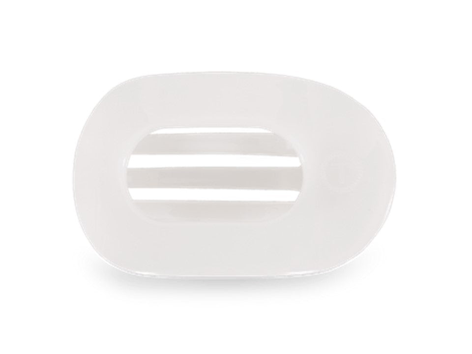 Coconut White Flat Round Hair Clip – Gator Haven