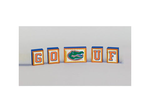 Florida Gators "GO UF" Block Set