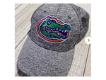 Florida Gators Heathered Grey Hat w Large Gator Head