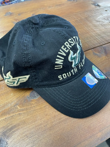 USF Bulls Black One-Fit Hat