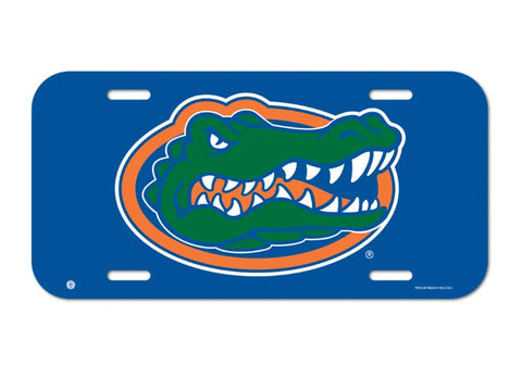Florida Gators Royal Blue Plastic License Plate
