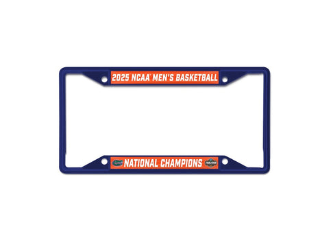 Florida Gators 2025 NCAA Men's Basketball National Champions Laser Cut Colored Metal License Plate Frame