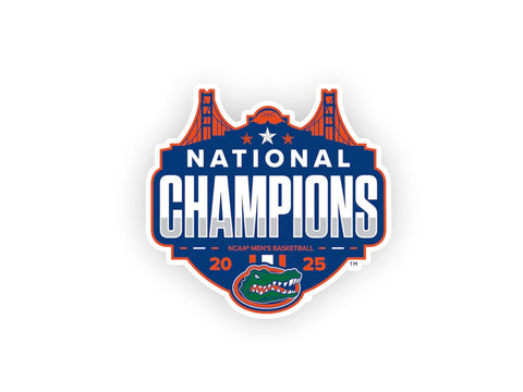 Florida Gators 2025 Men's Basketball National Championship Perfect Cut Decal