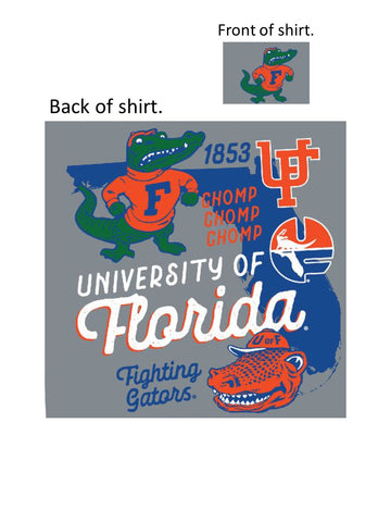 Florida Gators Unisex Vintage State T'Shirt