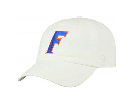 Florida Gators Adjustable Relaxed Fit White Icon Hat w/ Slanted "F" Logo