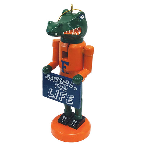 Florida Gators 6" Florida for Life Nutcracker Ornament