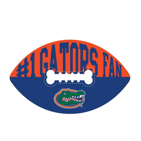 Florida Gator Pet Football Shaped Sign