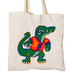 Florida Gators on the Bayou Football Canvas Tote Bag