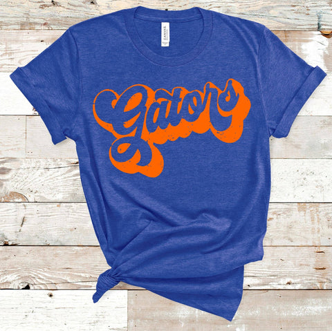 Florida Gators Groovy Heather Royal T'Shirt