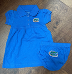 Florida Gators Infant Girl's Royal Blue Dress and Bloomers
