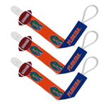 Florida Gators 3-Pack Pacifier Clips
