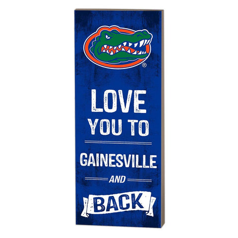 Florida Gators 7x18 Logo Love You Sign