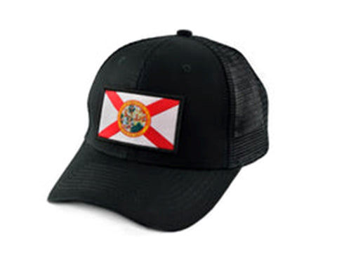 State of Florida Collection - Black Trucker Hat