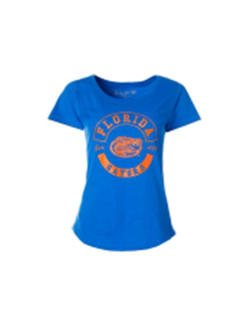 Florida Gators Juniors Blue Distressed Logo T'Shirt