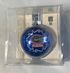 Florida Gators Candy Cane Glass Ornament