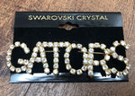 GATORS Swarovski Crystal 3" Brooch