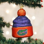 Old World Christmas Gators Beanie Glass Ornament