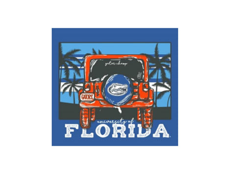 Florida Gators Men's (Unisex) Jeep Adventure Beach T'Shirt