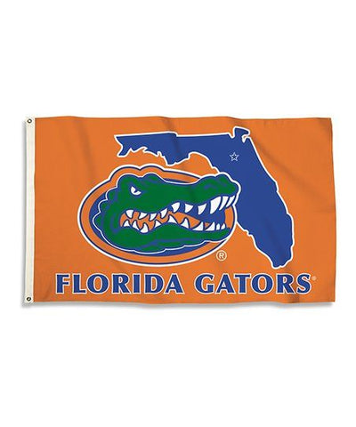Florida Gators and State Outline 3X5 Flag