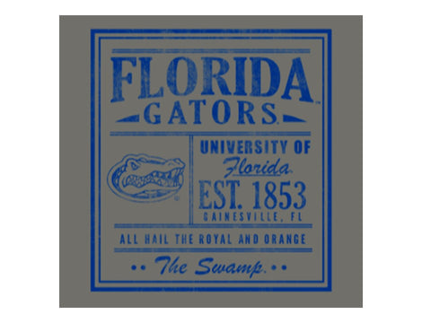 Florida Gators Grey Long Sleeve Vintage Poster T-Shirt