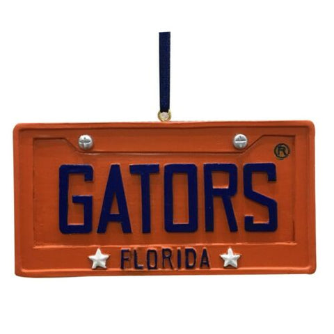 Florida Gators License Plate Ornament
