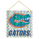 Florida Gators Metal Logo Ripple Sign