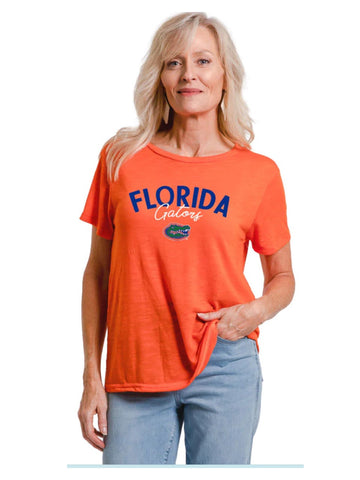 Florida Gators Women's Orange Slub Tee