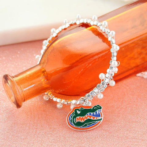 Florida Gators Pearl Bangle Bracelet