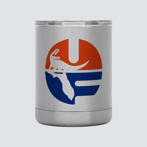 Florida Gators 10 oz Stainless Lowball w/ 1983 Pell Logo
