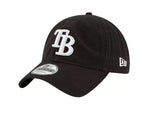 Tampa Bay Rays Black Core Classic 9TWENTY Adjustable Hat