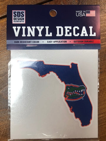 Florida Gators Head in State of Florida 3" Decal